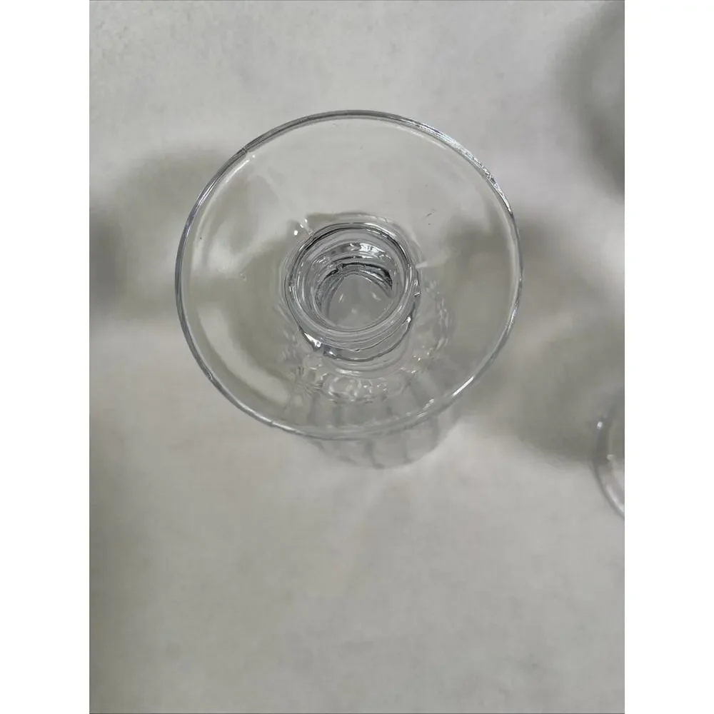 Godinger Carson Modern Vintage Wine Goblets Chevron Design 10 oz., Set of Four